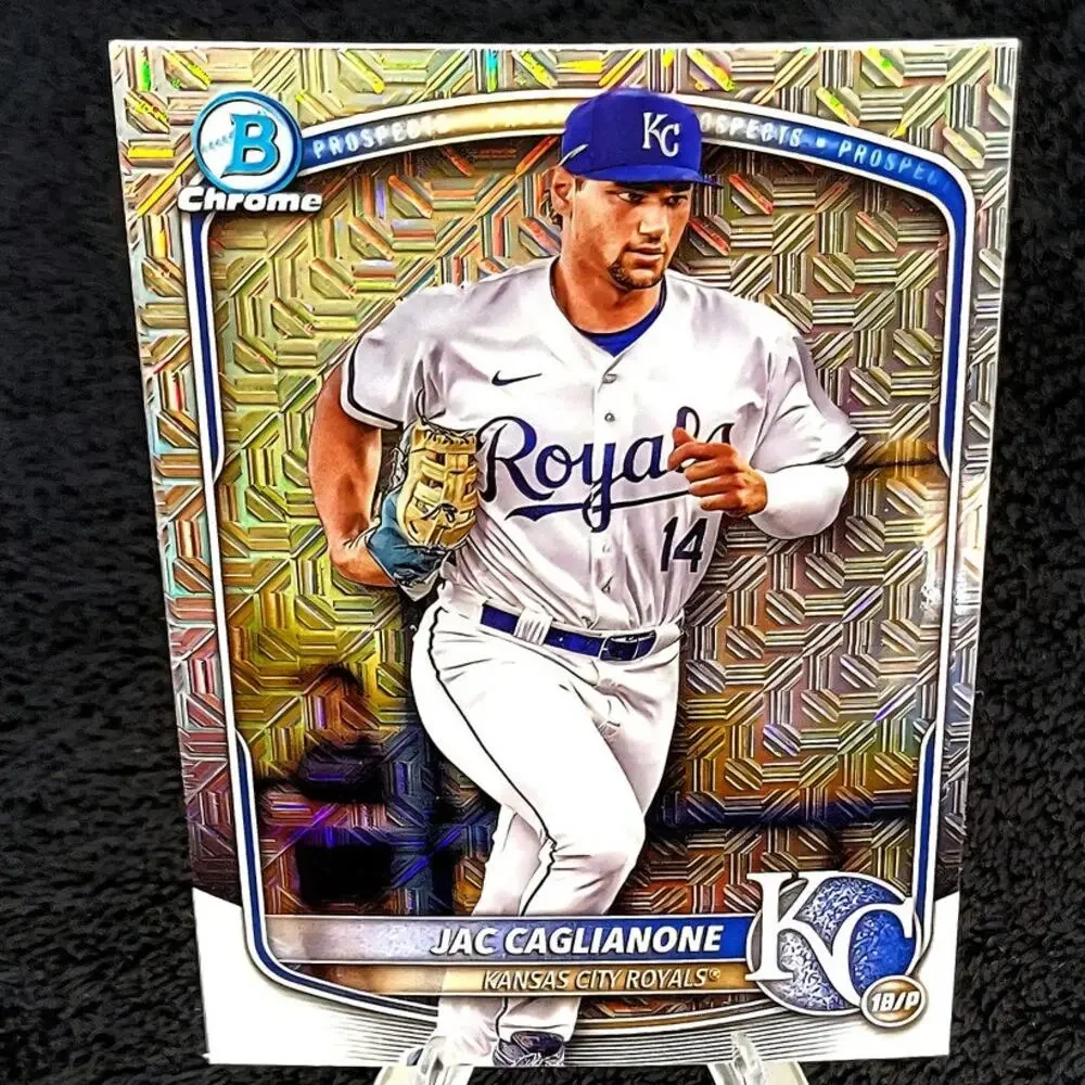 Jac Caglianone Bowman Chrome Mega Mojo RC Kansas City Royals Top Prospect